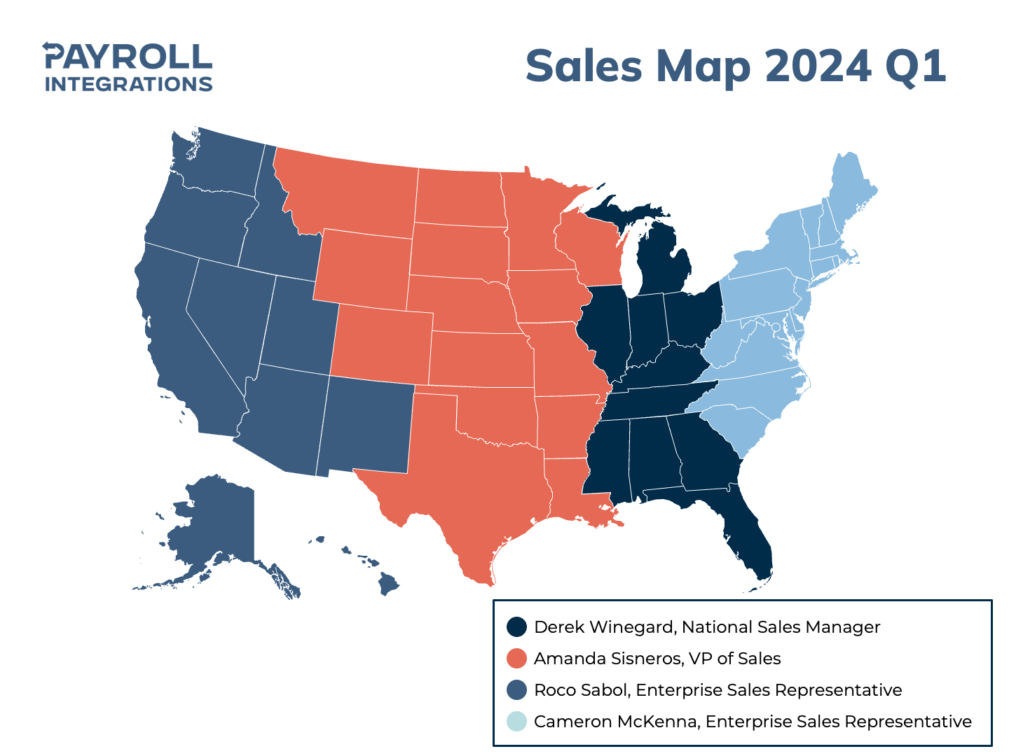 PI Sales Team Map 2024