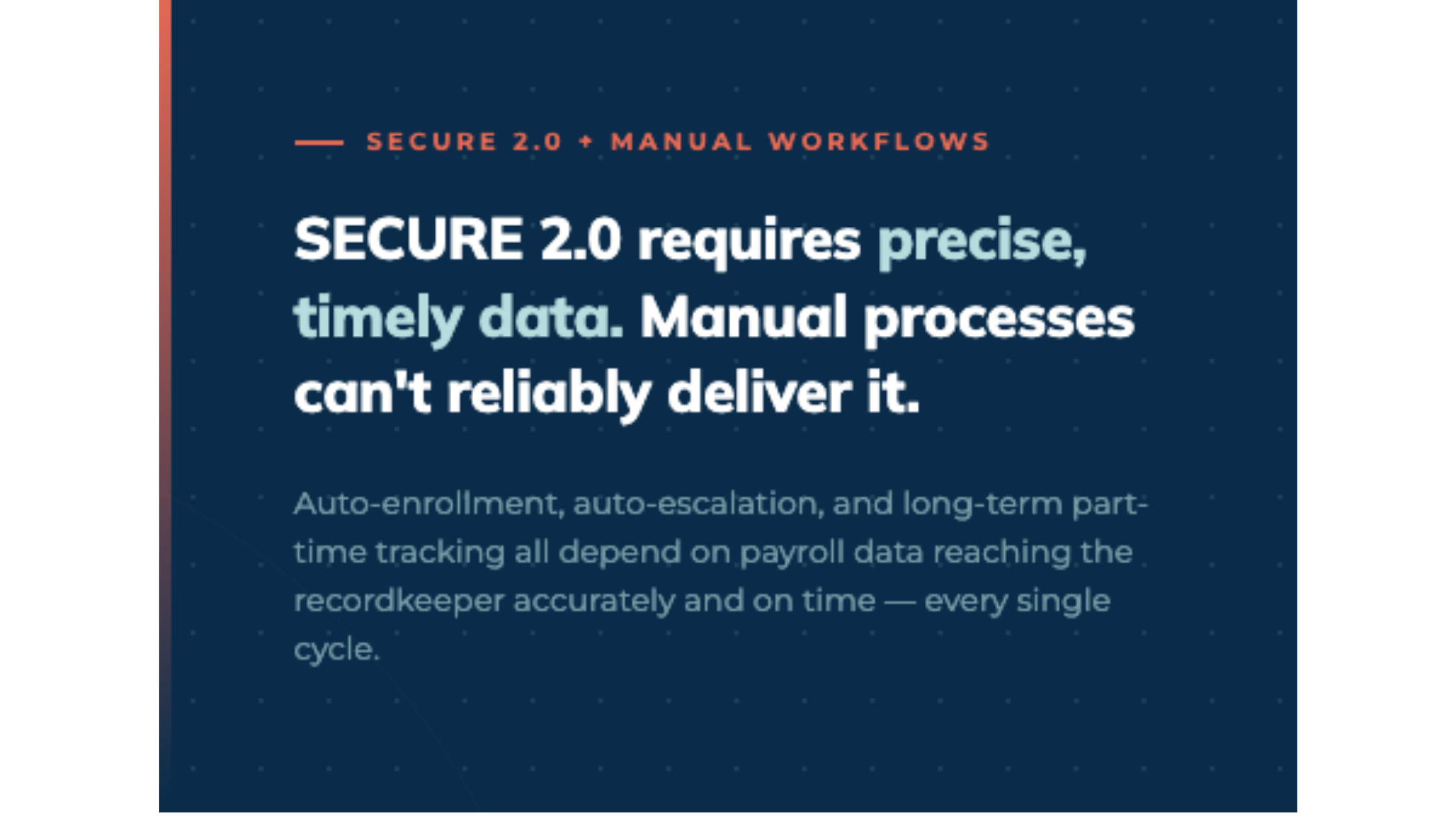 Secure 20 manual workflows